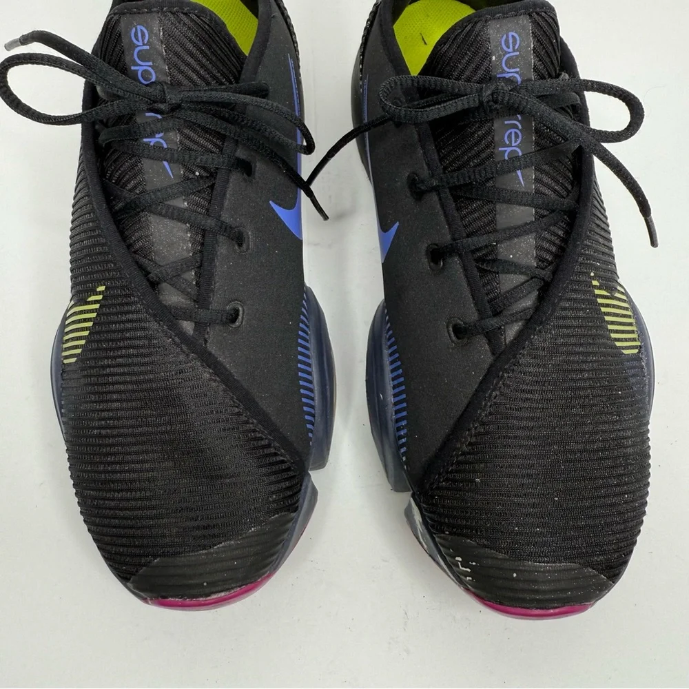 Nike Training Air Zoom SuperRep 2 Sneakers Black Cyber Multi CU5925-010 Size 9